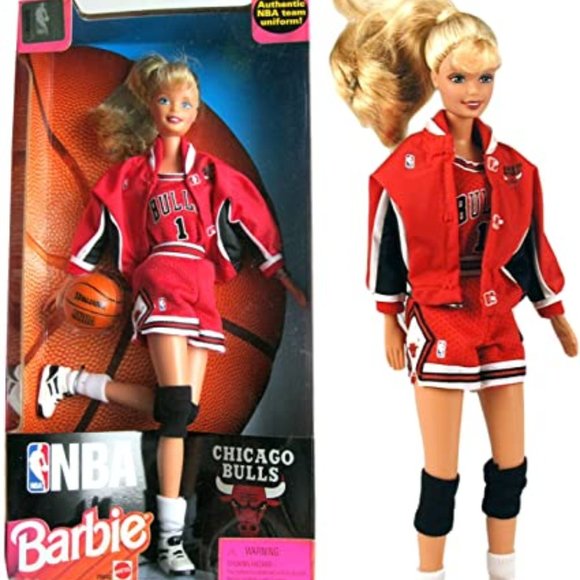 Mattel Other - *SOLD* Mattel Officially Licensed NBA Chicago Bulls Barbie '98 Collectible Doll